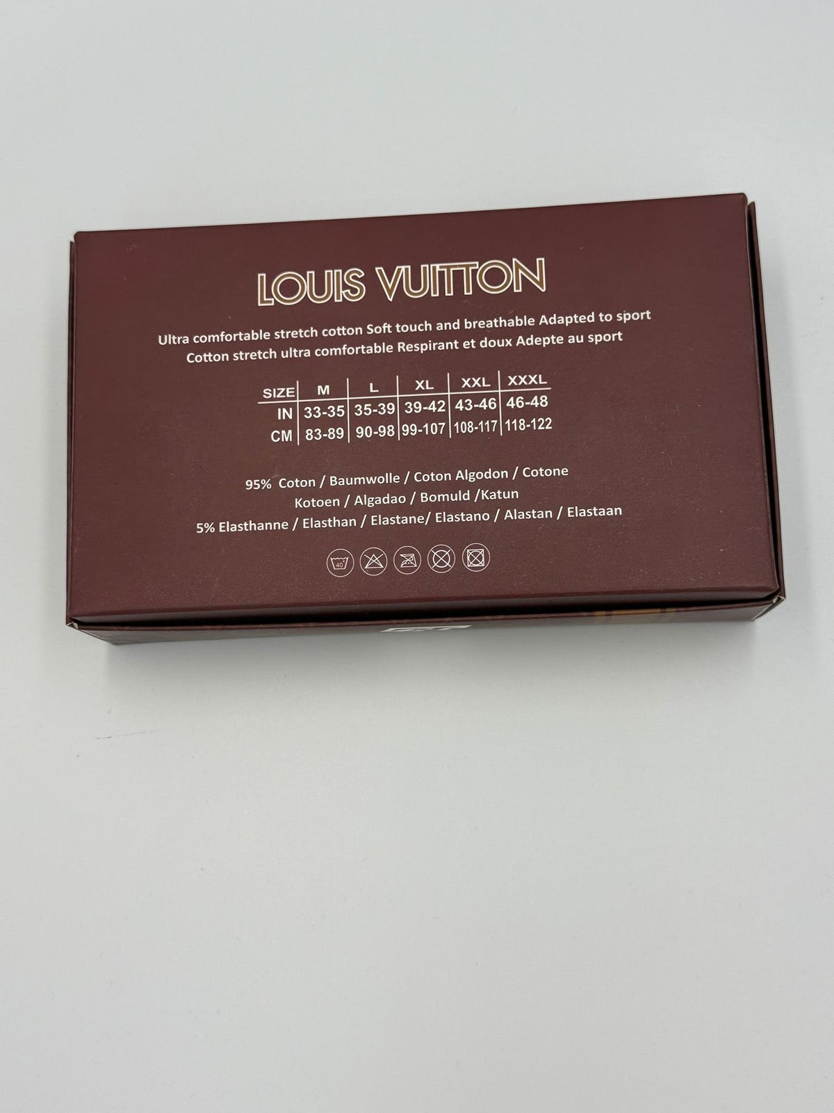 Louis Vuitton Signature Brown – Комплект 3 мъжки боксерки