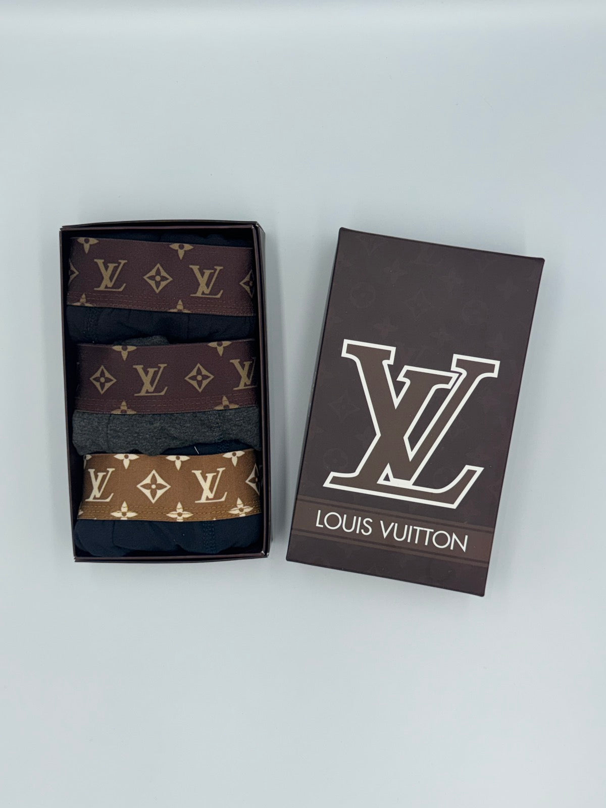 Louis Vuitton Monogram Classic – Комплект 3 мъжки боксерки