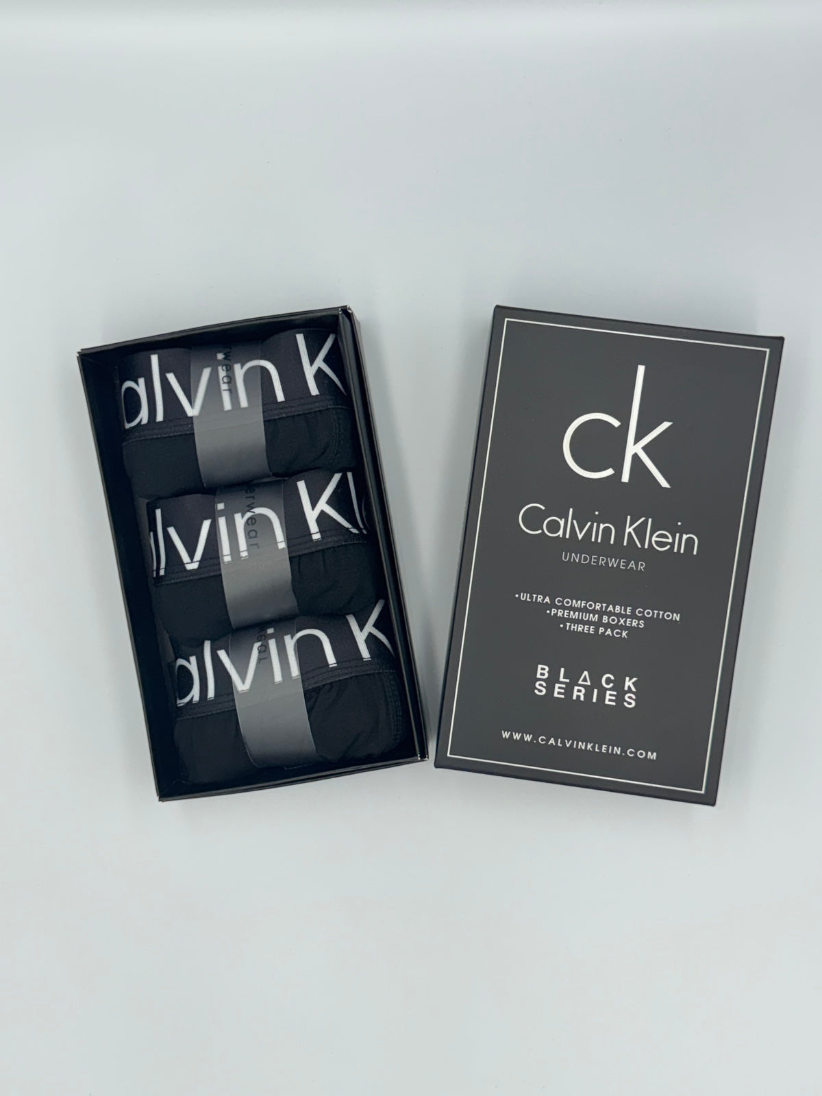 Calvin Klein Black Series – Комплект 3 мъжки боксерки