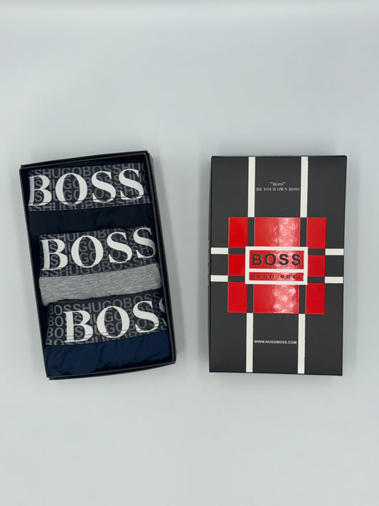 Hugo Boss Signature Style – Комплект 3 мъжки боксерки